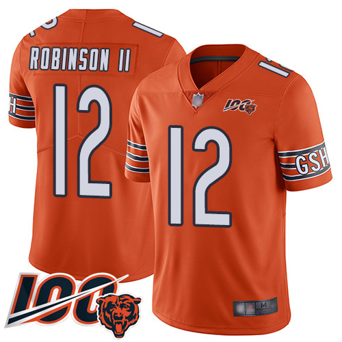 Chicago Bears Limited Orange Men Allen Robinson Alternate Jersey NFL Football #12 100th Season